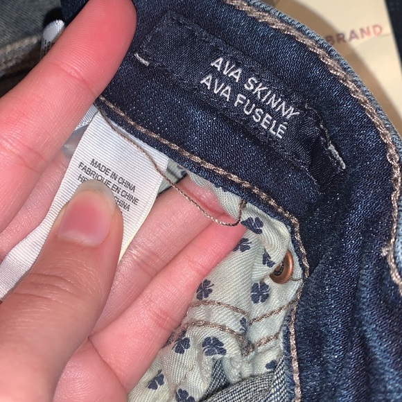 Lucky Brand | Ava Skinny Low Rise Blue Jeans Size 26 - Picture 6 of 9